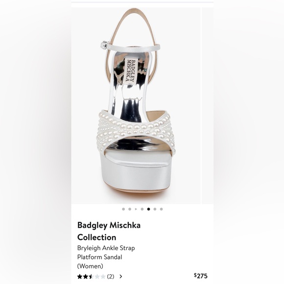 Badgley Mischka Platform Heels - Picture 1 of 9